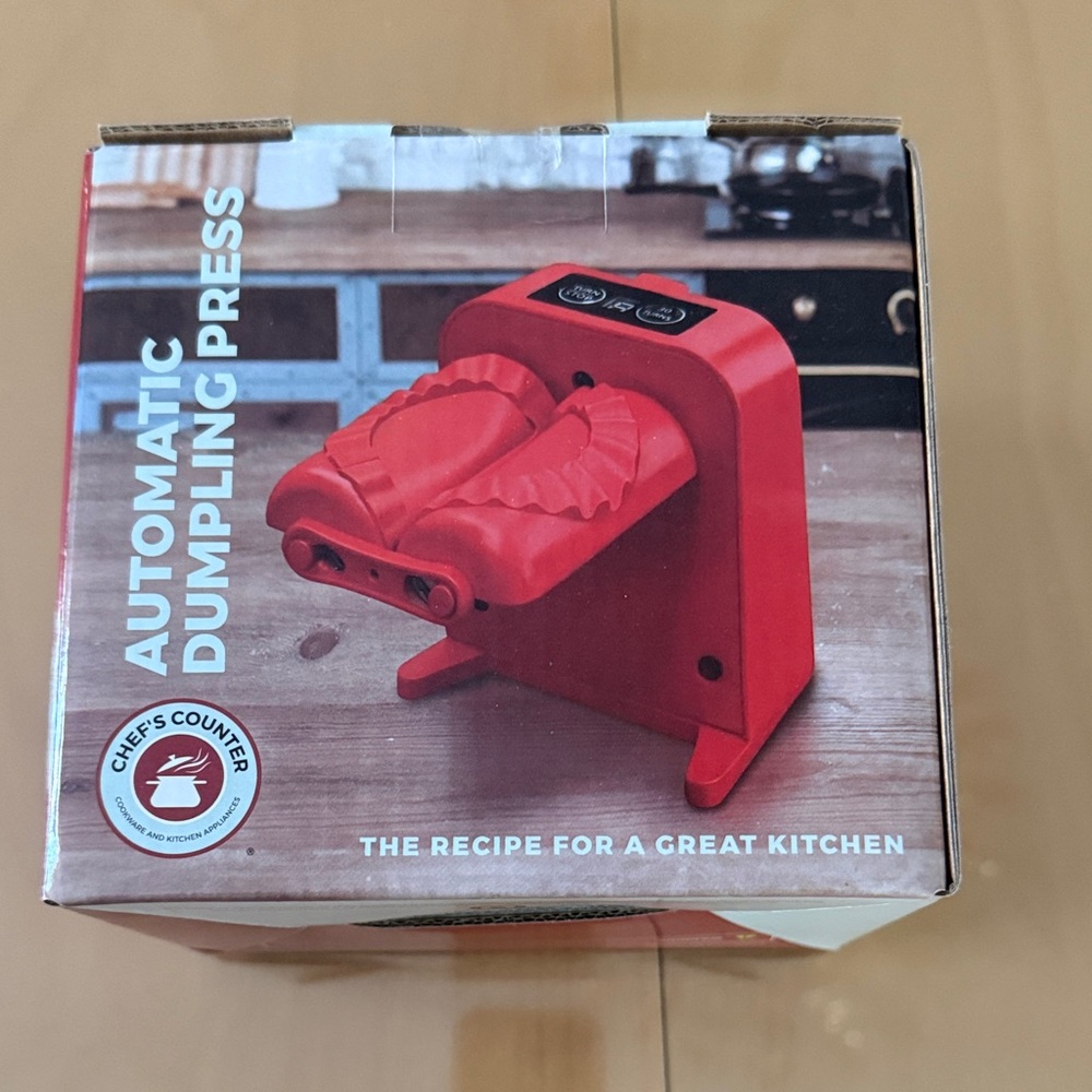 Red Automatic Dumpling Press